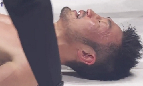 Бой японских боксеров завершился жестоким нокаутом. Видео