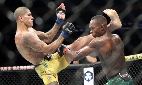 Видео полного боя Алекс Перейра — Исраэль Адесанья со зверским нокаутом на UFC 287