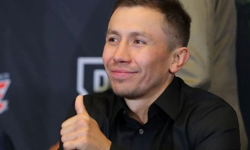 Геннадий Головкин побывал на тренировке Жанибека Алимханулы