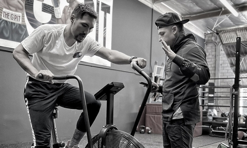 Жанибек Алимханулы поделился новым фото с тренировки