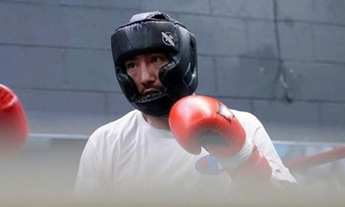 Жанибек Алимханулы показал мощное видео с подготовки к защите титула