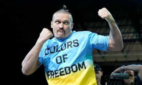 Александр Усик исполнил зажигательный танец после тренировки. Видео