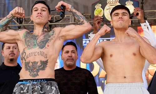 Экс-соперник Головкина и Ахмедова прошел взвешивание перед реваншем с нокаутером из Узбекистана