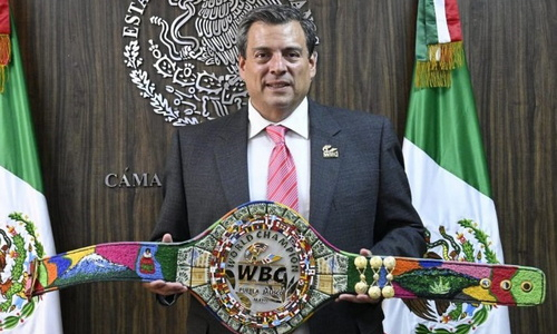 WBC представил особый пояс для следующего боя «Канело». Фото