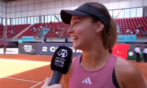 Российская теннисистка посмеялась после победы над Еленой Рыбакиной. Видео