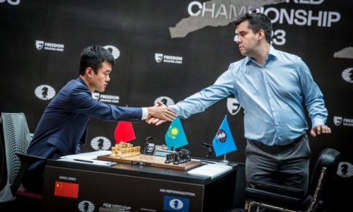 В матче за мировую шахматную корону в Астане сыграют тай-брейк