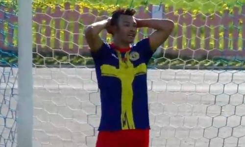 Юный казахстанский форвард оформил дубль в европейском чемпионате. Видео