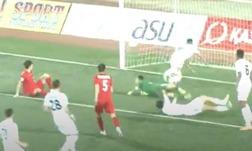 Видео гола Кенесбека матча Премьер-Лиги «Кайсар» — «Шахтер»