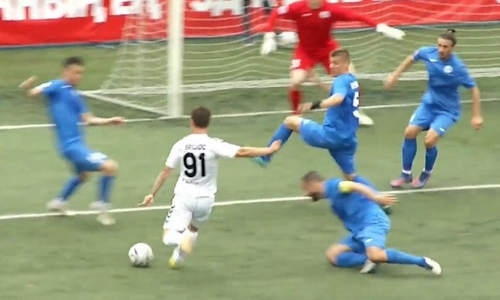 Видео гола Бриджидо матча Премьер-Лиги «Каспий» — «Окжетпес»