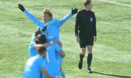 Видео шикарного гола Шахметова матча Премьер-Лиги «Аксу» — «Кызылжар»