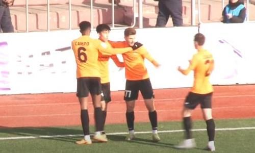 Видео гола Свиридова матча Кубка Казахстана «Шахтер» — «Окжетпес»