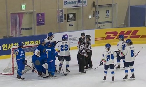 Видеообзор матча женского ЧМ-2023 по хоккею Италия — Казахстан 3:0