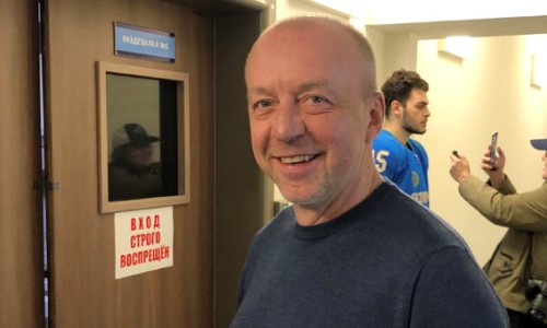 Андрей Скабелка  после отставки появился в раздевалке сборной Казахстана