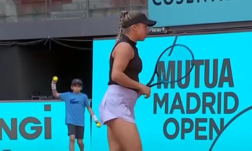 Видеообзор матча Madrid Open Путинцева — Лью 6:4, 6:4