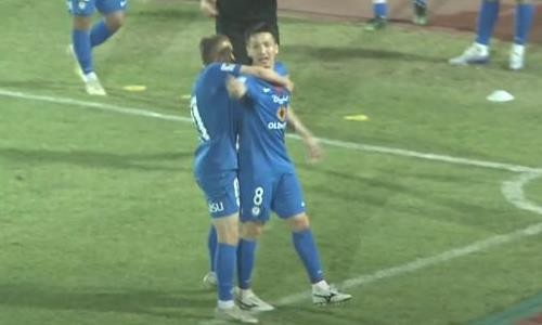 Видео второго гола Тагыбергена матча Кубка Казахстана «Мактаарал» — «Ордабасы»