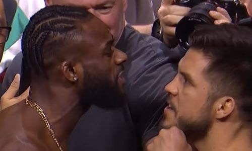 Стерлинг и Сехудо устроили потасовку перед боем в UFC. Видео