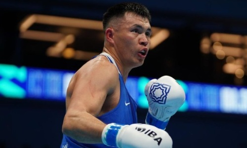 Камшыбек Кункабаев вышел в четвертьфинал ЧМ-2023 по боксу в Ташкенте