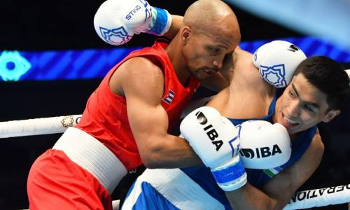 Видео полного боя двукратного олимпийского чемпиона и узбекистанца с сенсационным исходом на ЧМ-2023 по боксу