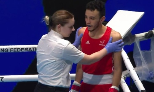 Видео нокаута олимпийского чемпиона из Узбекистана в финале ЧМ-2023 по боксу