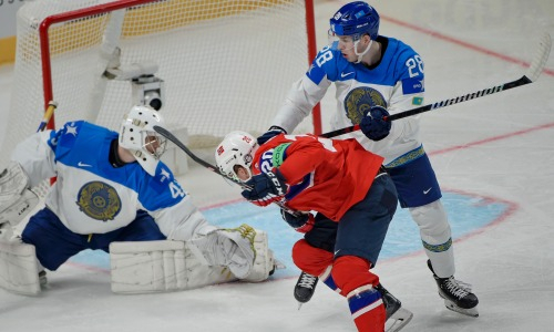«Команда бьется». Валерий Орехов о стартовой победе Казахстана на ЧМ-2023