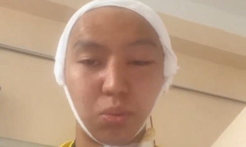 Игрок «Кайрата» записал видеообращение после страшной травмы в матче КПЛ