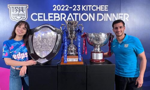 Бывший футболист клубов КПЛ завоевал третий трофей за сезон