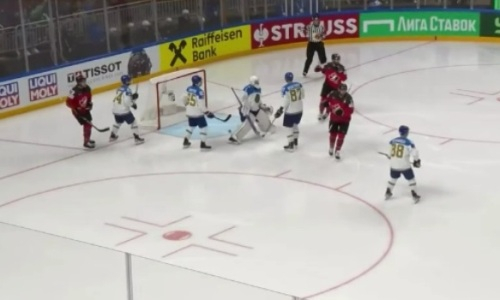 Казахстан пропустил самую быструю шайбу ЧМ-2023. Видео