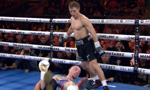 Младший сын Кости Цзю жестоко забил непобежденного нокаутера в первом раунде