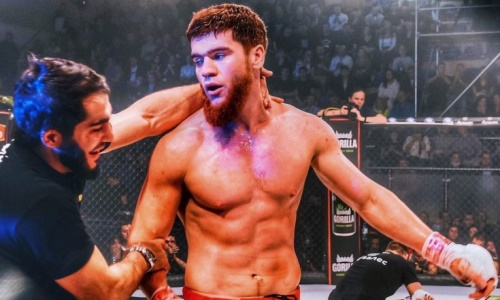 Российский новичок UFC психанул и устроил потасовку прямо во время поединка. Видео