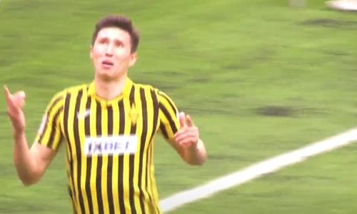 Видео гола Шушеначева матча Премьер-Лиги «Тобол» — «Кайрат»