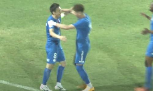 Видео гола Тагыбергена матча Премьер-Лиги «Мактаарал» — «Ордабасы»