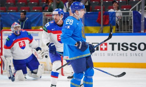Казахстан — Словакия. Видеообзор матча с сенсационной победой на ЧМ-2023 по хоккею