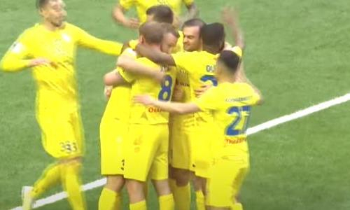 Видео гола Арояна матча Премьер-Лиги «Астана» — «Кызылжар» 