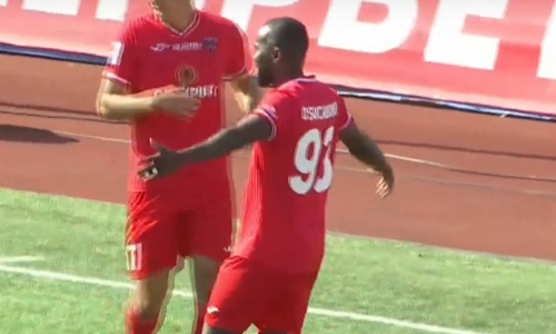 Видео второго гола Осучукву матча Премьер-Лиги «Аксу» — «Жетысу»