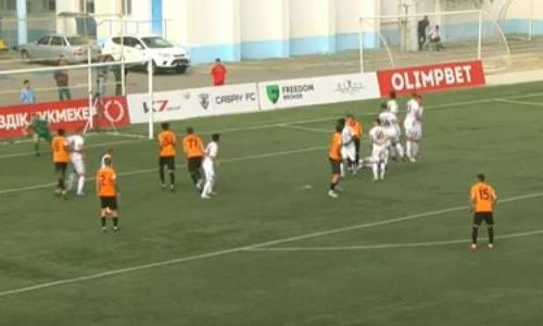 Видеообзор матча Премьер-Лиги «Каспий» — «Шахтер» 1:1