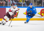Фоторепортаж с матча ЧМ-2023 по хоккею Казахстан — Латвия 0:7