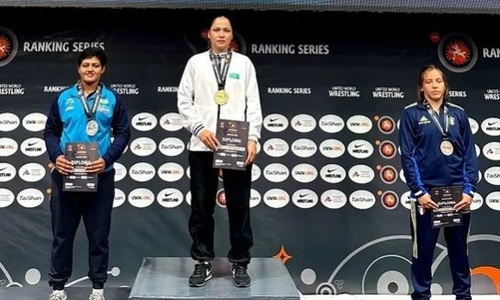 Казахстанские борцы завоевали четыре медали на международном турнире