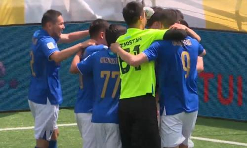 Видеообзор первого матча сборной Казахстана в плей-офф ЧМ-2023 в Германии с драматичной развязкой