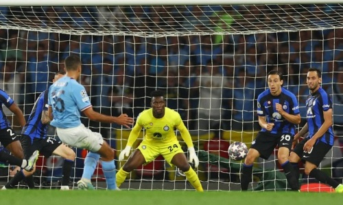 Видео победного гола матча «Манчестер Сити» — «Интер» в финале Лиги Чемпионов