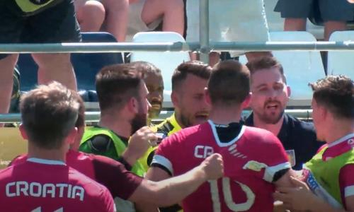 Исторический матч соперника сборной Казахстана по финалу ЧМ-2023 вылился в потасовку. Видео