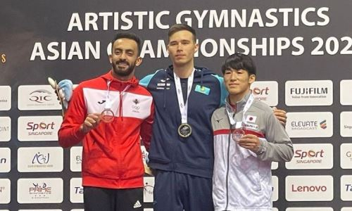 Казахстанский гимнаст стал чемпионом Азии 