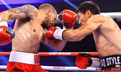 Два года назад Жанибек Алимханулы избил и удосрочил экс-чемпиона мира. Видео