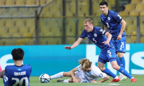 Фоторепортаж с матча отбора на Евро-2023 Сан-Марино — Казахстан 0:3