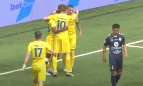 Видео гола Уреги матча Премьер-Лиги «Астана» — «Каспий»