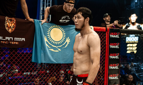 Казахстанский чемпион обратился к российскому бойцу UFC после нокаута за 55 секунд