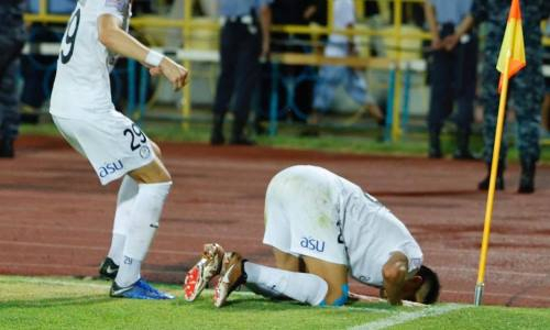 Темирлан Ерланов оставил восторженный пост после победы «Ордабасы» над «Астаной» в полуфинале Кубка Казахстана