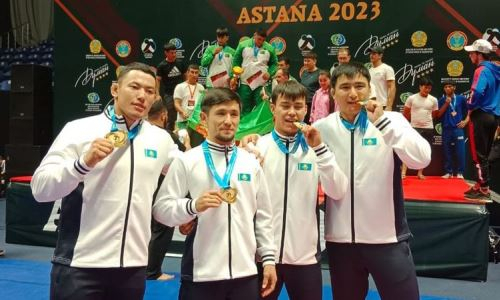 Казахстан занял второе место на чемпионате мира по борьбе на поясах