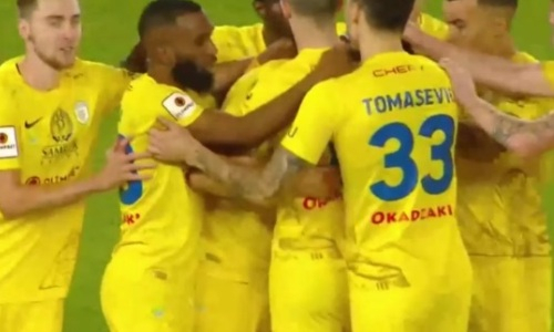 Видео победы «Астаны» над тбилисским «Динамо» в матче Лиги Чемпионов