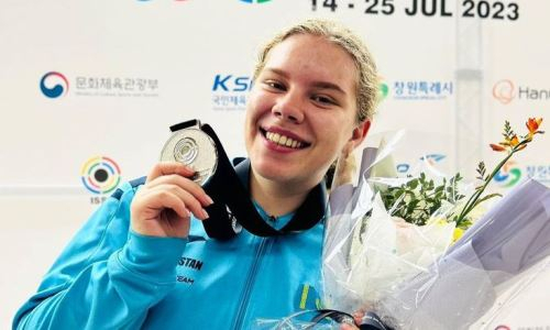 Казахстанка завоевала «серебро» юниорского ЧМ-2023 по стрельбе из винтовки