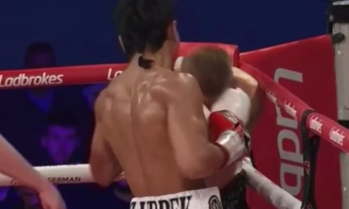 Видео нокаута, или Как непобежденный казахстанец забил соперника с рекордом 15-0